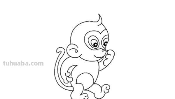 猴子简笔画怎么画