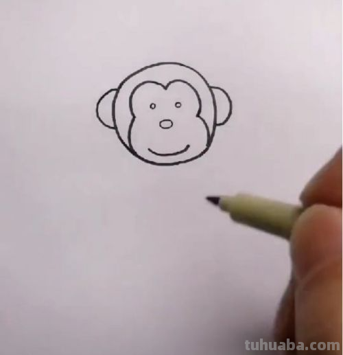 猴子简笔画
