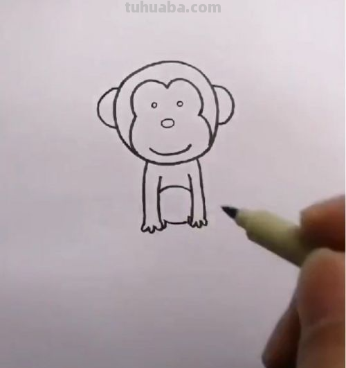 猴子简笔画