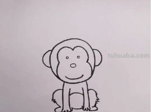 猴子简笔画
