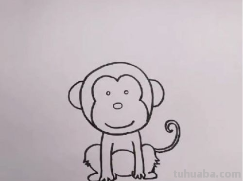 猴子简笔画