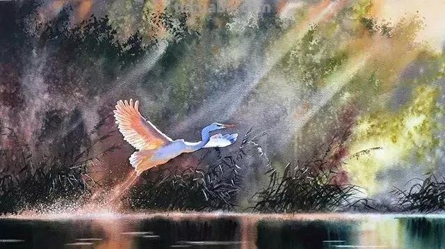 流光溢彩之美-俄罗斯画家Igor Dubovoi风景水彩画欣赏