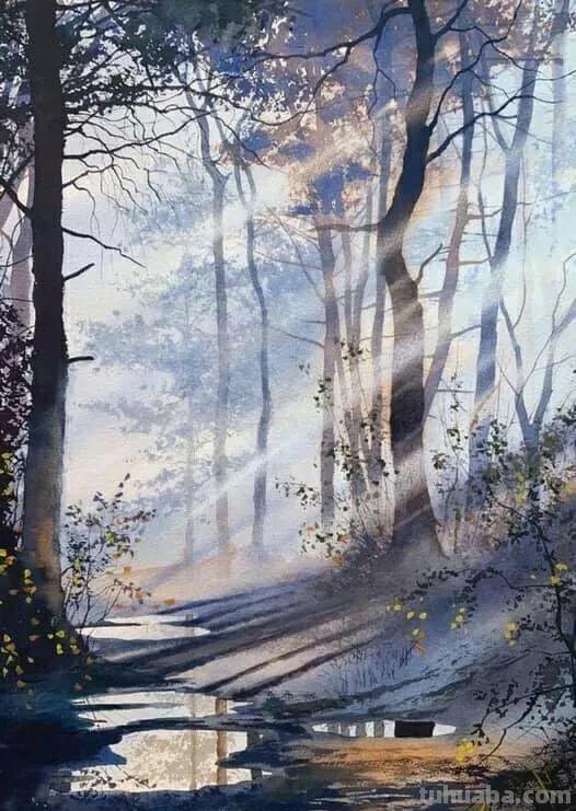 流光溢彩之美-俄罗斯画家Igor Dubovoi风景水彩画欣赏