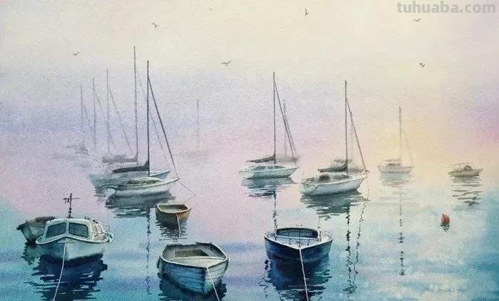 流光溢彩之美-俄罗斯画家Igor Dubovoi风景水彩画欣赏