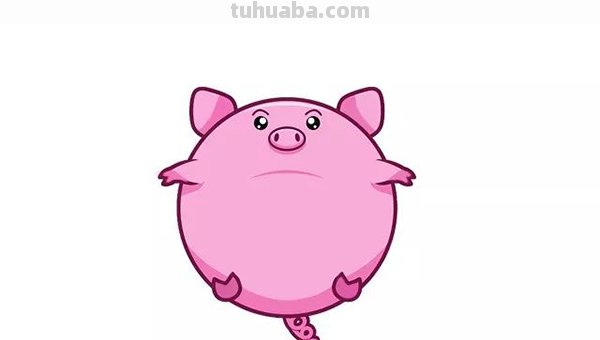 怎么画猪的简笔画