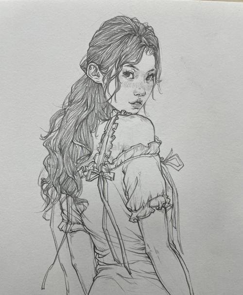 速写女生脸部 线性速写用线技巧？