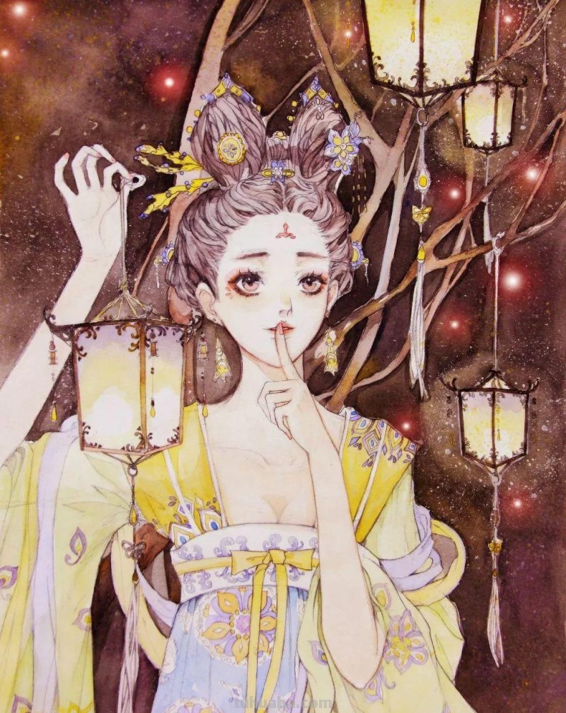 这组超有风格的水彩少女,不仅仅是小清新,还自带飘逸~ 这组超有风格的水彩少女,不仅仅是小清新,还自带飘逸~