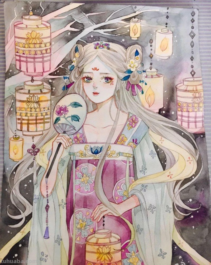 这组超有风格的水彩少女,不仅仅是小清新,还自带飘逸~ 这组超有风格的水彩少女,不仅仅是小清新,还自带飘逸~