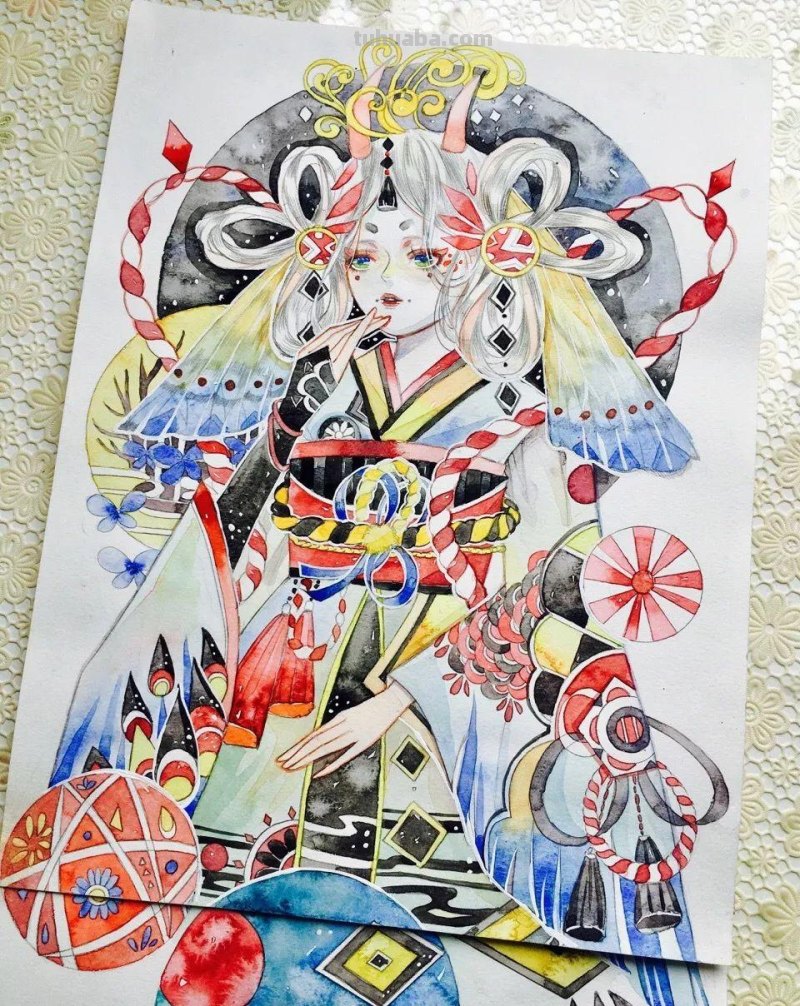 这组超有风格的水彩少女,不仅仅是小清新,还自带飘逸~ 这组超有风格的水彩少女,不仅仅是小清新,还自带飘逸~