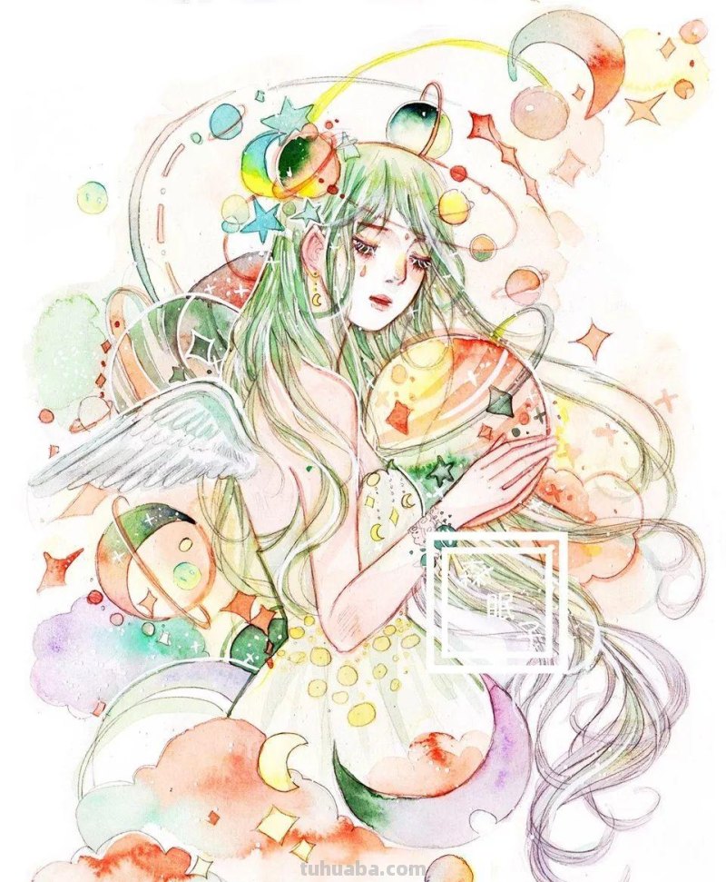 这组超有风格的水彩少女,不仅仅是小清新,还自带飘逸~ 这组超有风格的水彩少女,不仅仅是小清新,还自带飘逸~