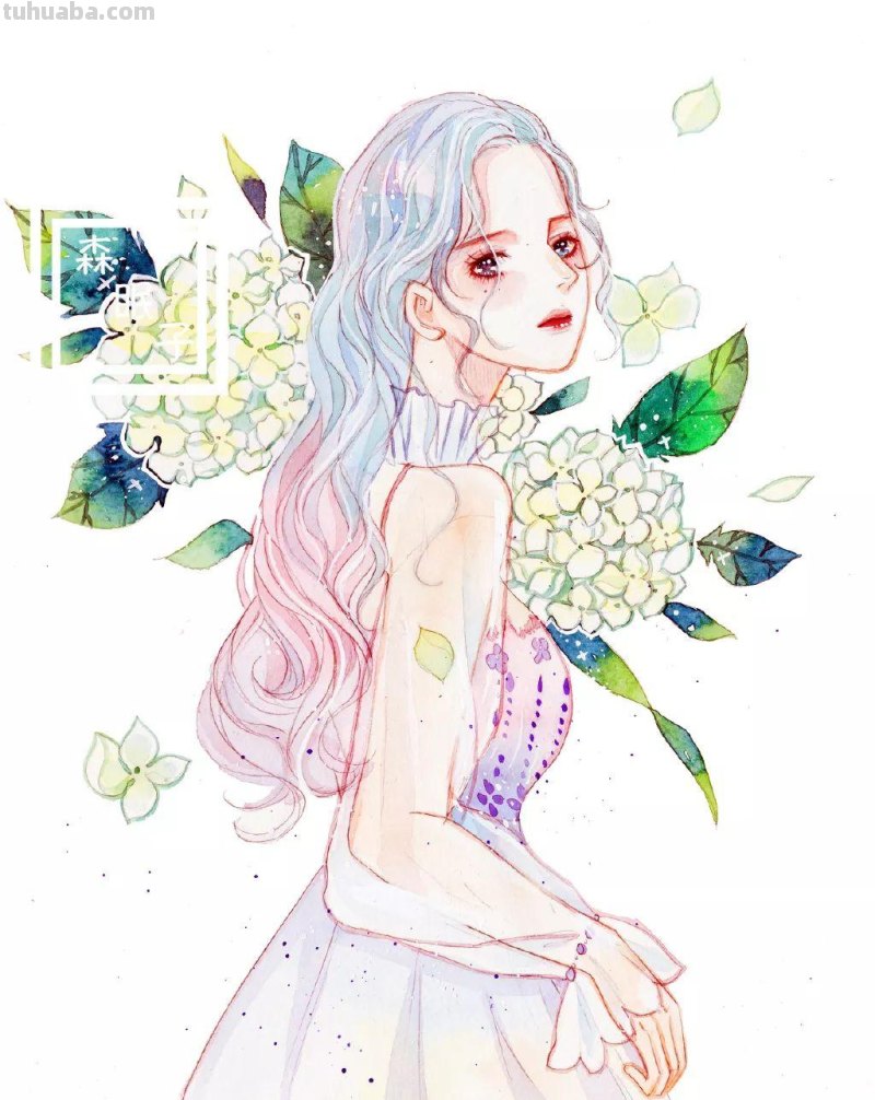 这组超有风格的水彩少女,不仅仅是小清新,还自带飘逸~ 这组超有风格的水彩少女,不仅仅是小清新,还自带飘逸~