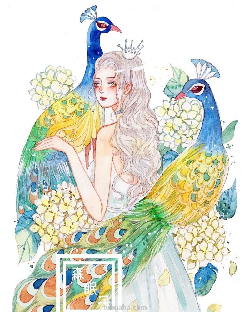 这组超有风格的水彩少女,不仅仅是小清新,还自带飘逸~ 这组超有风格的水彩少女,不仅仅是小清新,还自带飘逸~