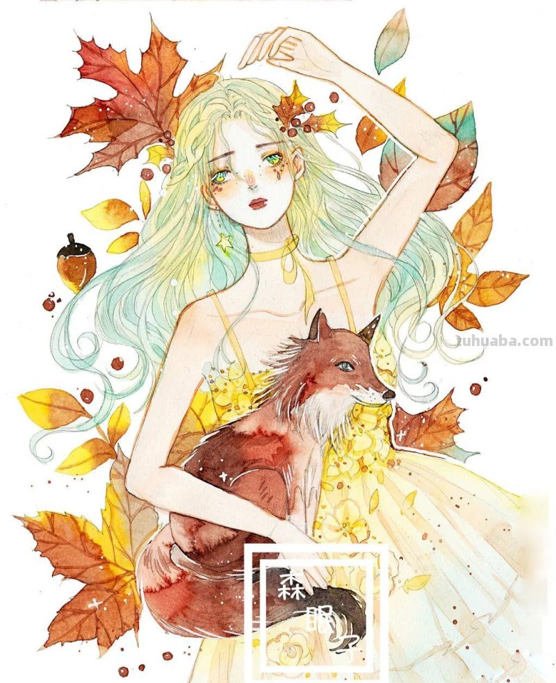 这组超有风格的水彩少女,不仅仅是小清新,还自带飘逸~ 这组超有风格的水彩少女,不仅仅是小清新,还自带飘逸~