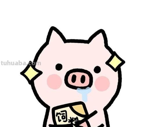 小猪头像简笔画 小猪头像简笔画图片 可爱