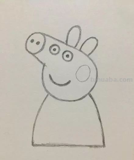 小猪简单画法
