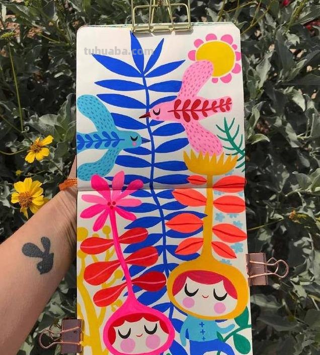 水彩插画｜看一眼就深深爱上了