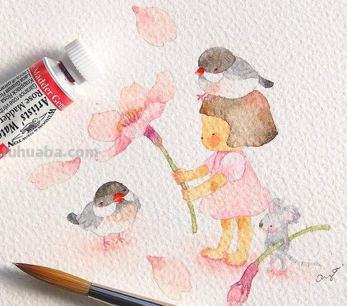 水彩插画｜看一眼就深深爱上了