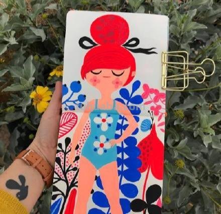 水彩插画｜看一眼就深深爱上了