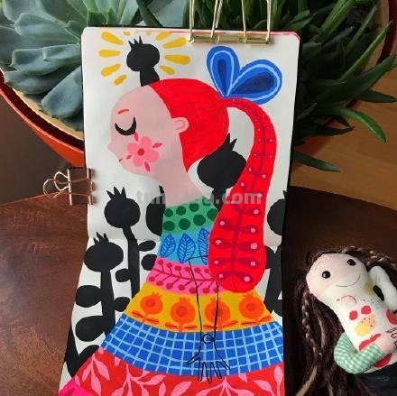 水彩插画｜看一眼就深深爱上了