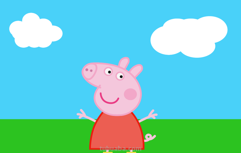 猪佩奇怎么画简笔画 儿童