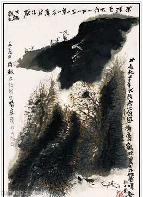 现代著名画家贾又福六十四幅经典绘画作品深邃幽静铿锵壮美赏析