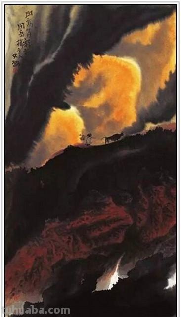 现代著名画家贾又福六十四幅经典绘画作品深邃幽静铿锵壮美赏析