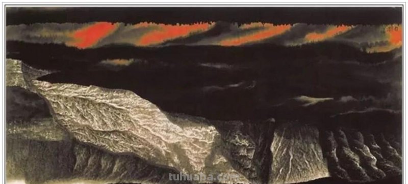 现代著名画家贾又福六十四幅经典绘画作品深邃幽静铿锵壮美赏析