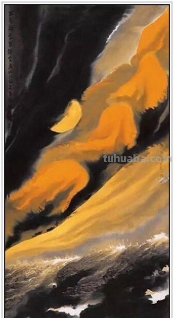 现代著名画家贾又福六十四幅经典绘画作品深邃幽静铿锵壮美赏析
