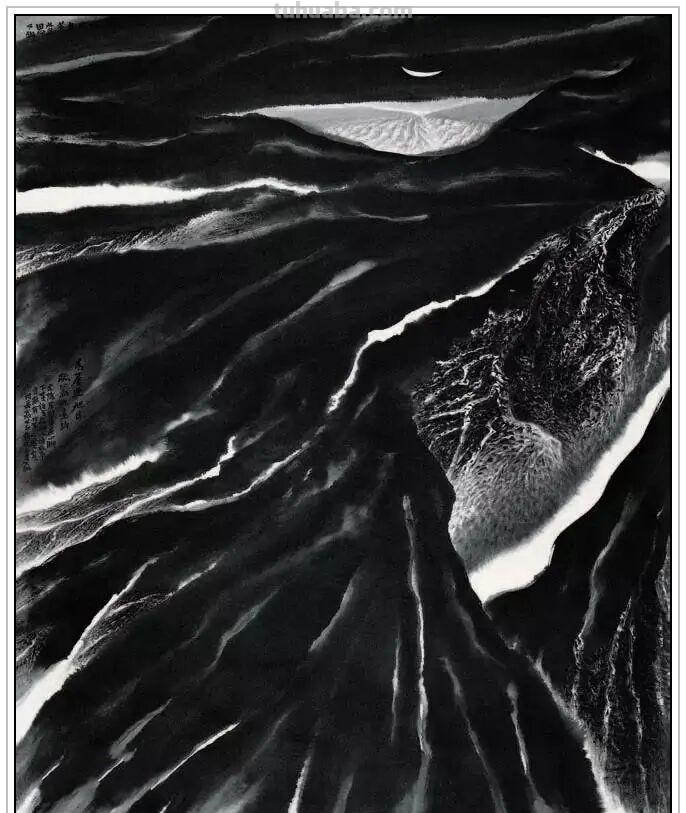 现代著名画家贾又福六十四幅经典绘画作品深邃幽静铿锵壮美赏析