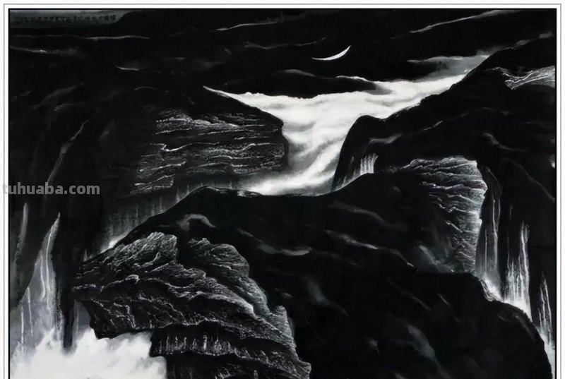 现代著名画家贾又福六十四幅经典绘画作品深邃幽静铿锵壮美赏析
