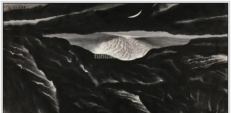 现代著名画家贾又福六十四幅经典绘画作品深邃幽静铿锵壮美赏析