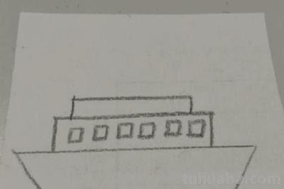 轮船简笔画怎么画 可爱轮船的画法？