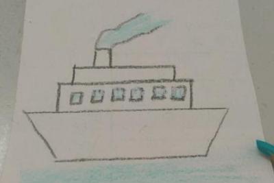 轮船简笔画怎么画 可爱轮船的画法？