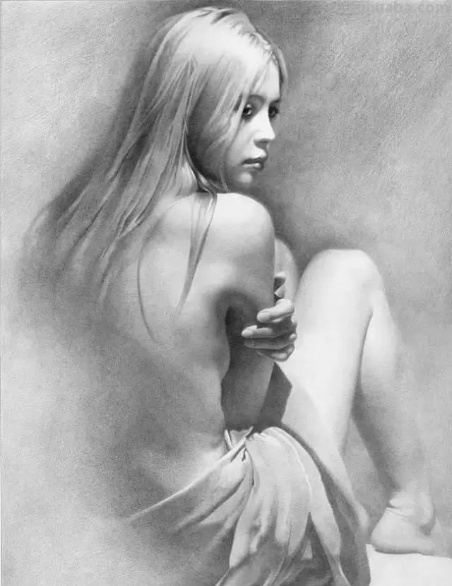 人体素描只可意会不可言传的艺术作品