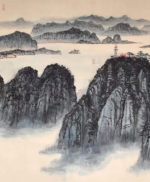 一代宗师当代著名画家钱松喦六十一幅传世经典绘画作品赏析