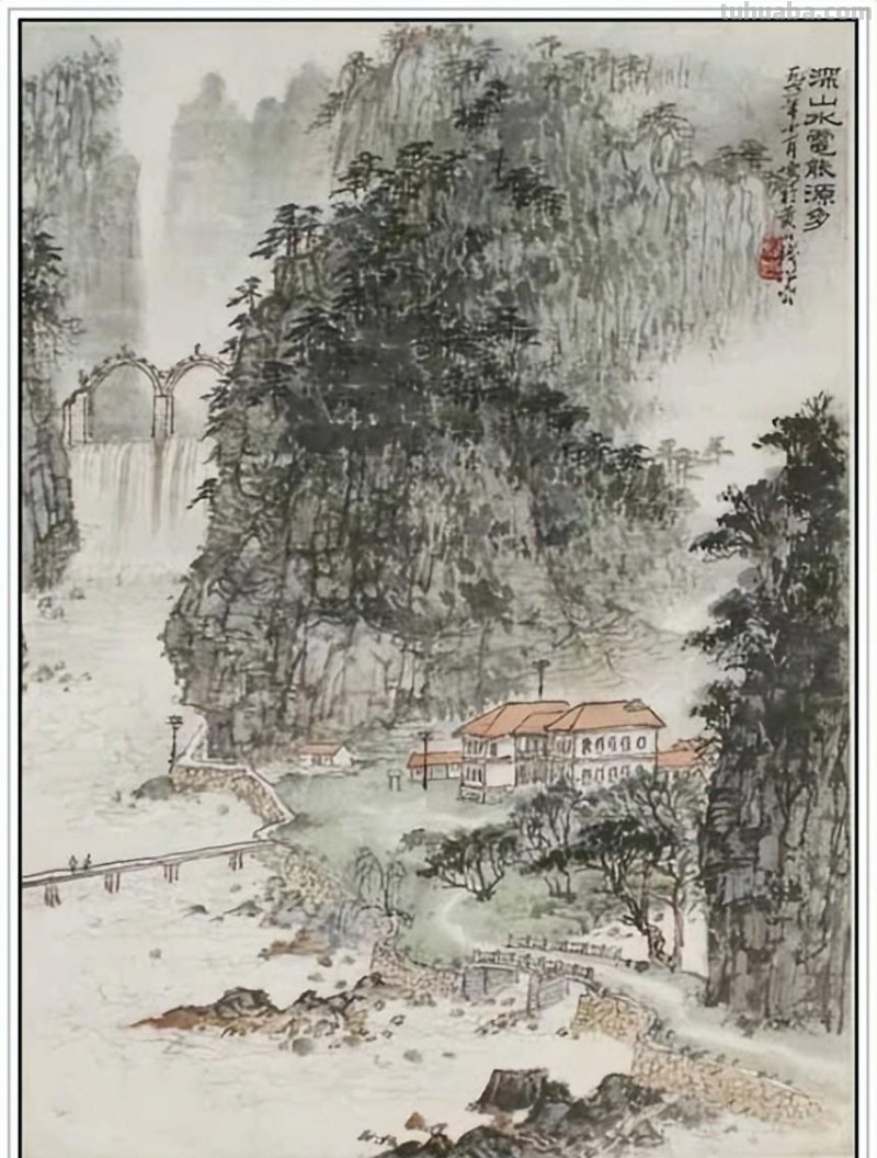 一代宗师当代著名画家钱松喦六十一幅传世经典绘画作品赏析