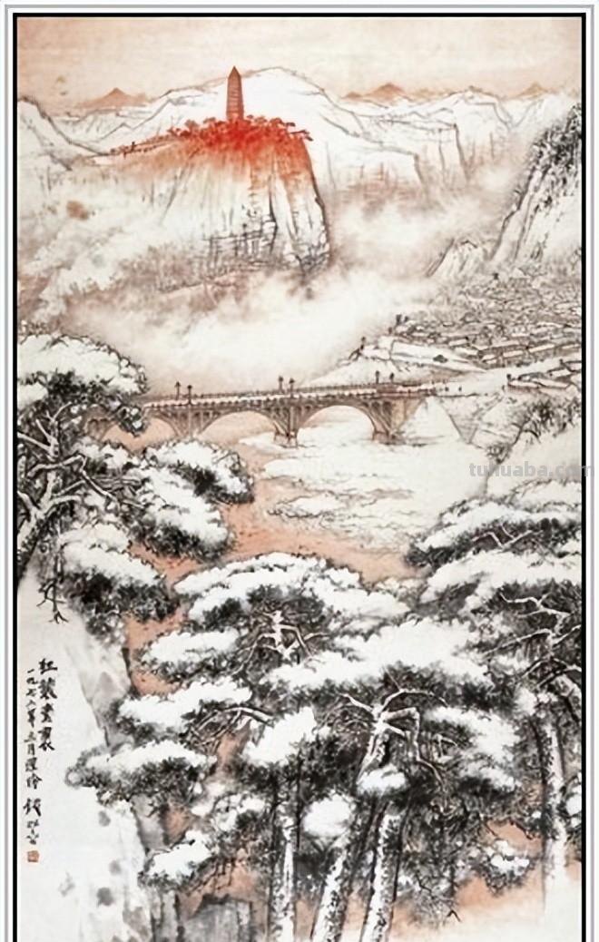 一代宗师当代著名画家钱松喦六十一幅传世经典绘画作品赏析