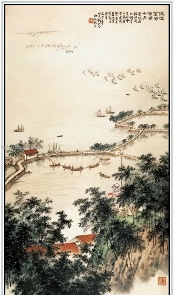 一代宗师当代著名画家钱松喦六十一幅传世经典绘画作品赏析