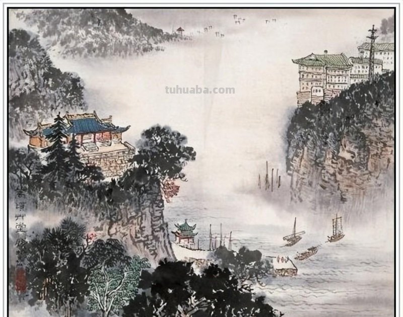 一代宗师当代著名画家钱松喦六十一幅传世经典绘画作品赏析