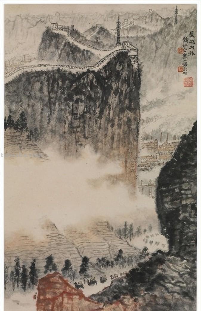 一代宗师当代著名画家钱松喦六十一幅传世经典绘画作品赏析