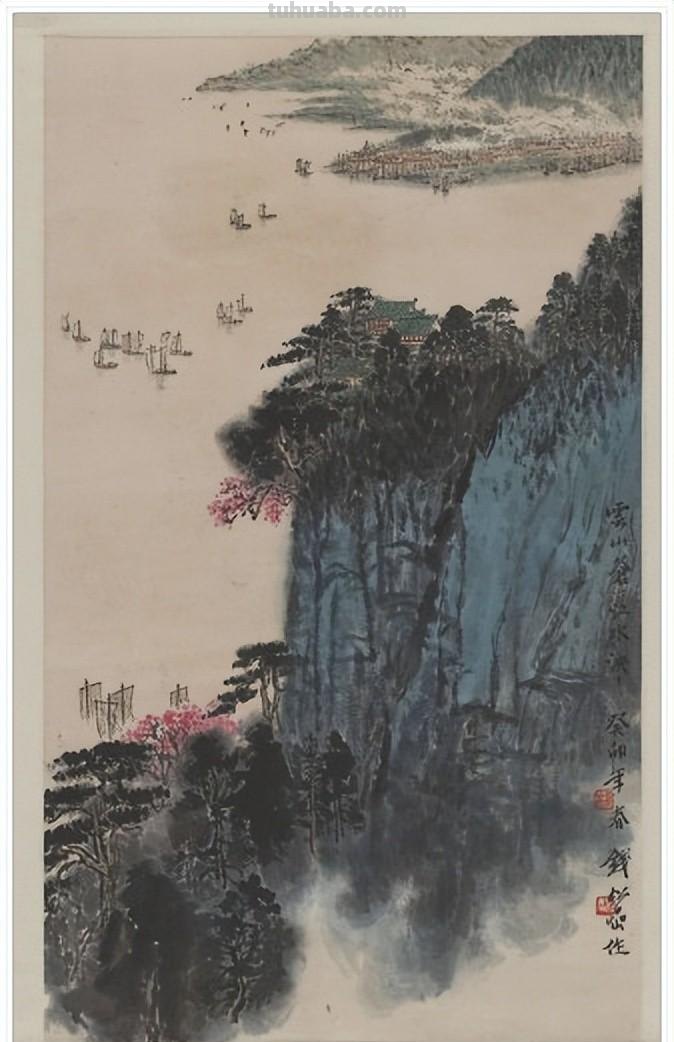 一代宗师当代著名画家钱松喦六十一幅传世经典绘画作品赏析