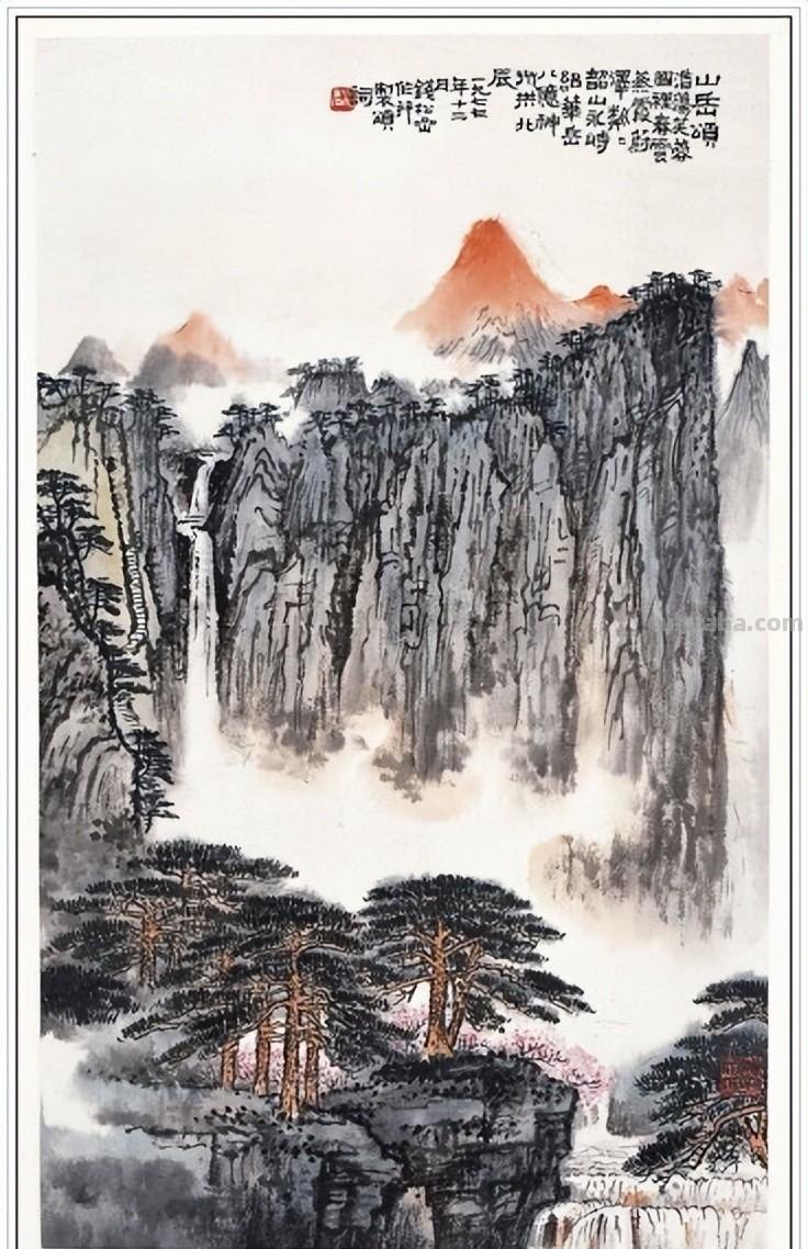 一代宗师当代著名画家钱松喦六十一幅传世经典绘画作品赏析