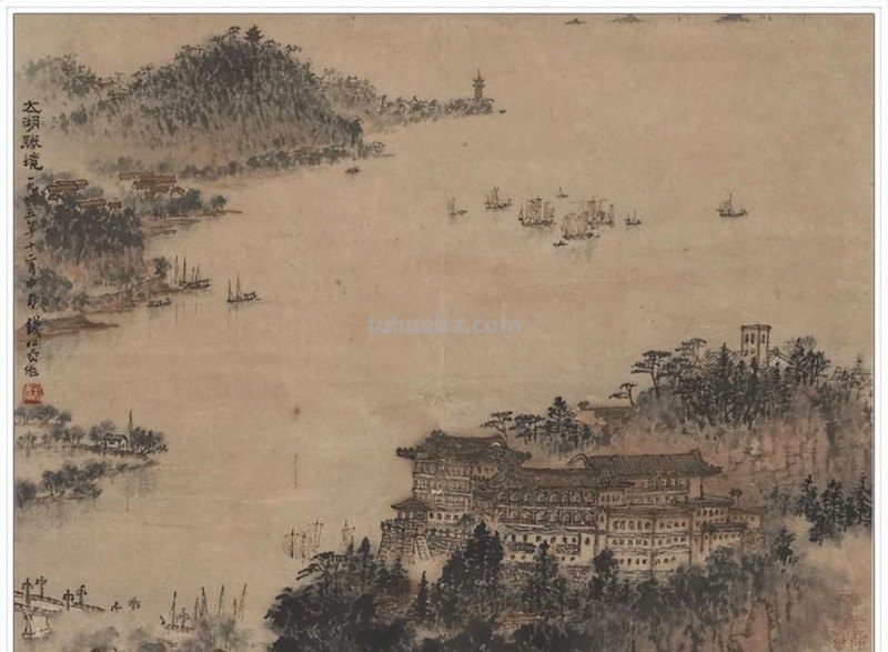 一代宗师当代著名画家钱松喦六十一幅传世经典绘画作品赏析