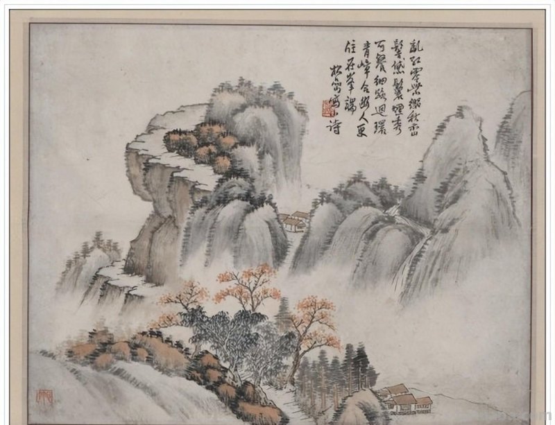 一代宗师当代著名画家钱松喦六十一幅传世经典绘画作品赏析
