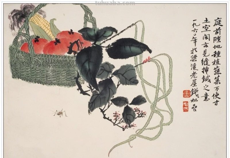 一代宗师当代著名画家钱松喦六十一幅传世经典绘画作品赏析
