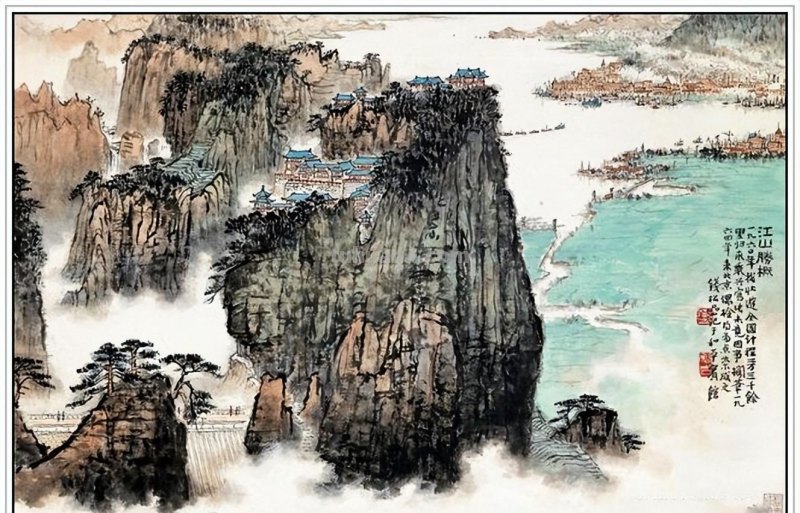 一代宗师当代著名画家钱松喦六十一幅传世经典绘画作品赏析
