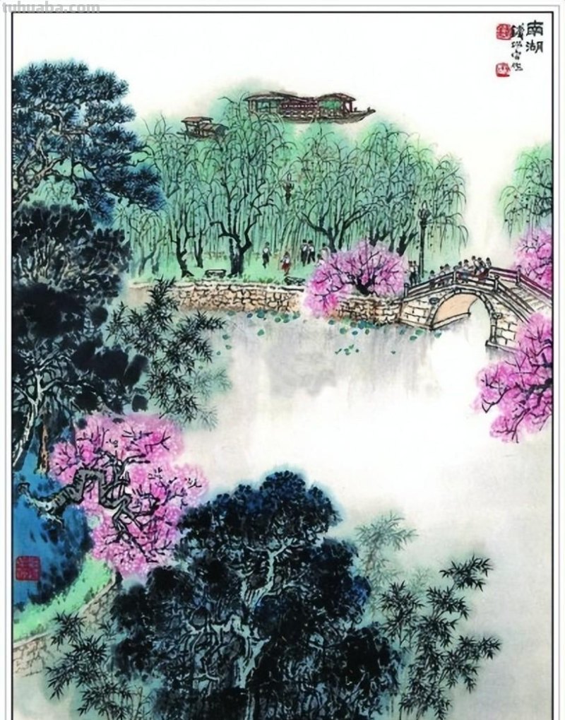 一代宗师当代著名画家钱松喦六十一幅传世经典绘画作品赏析