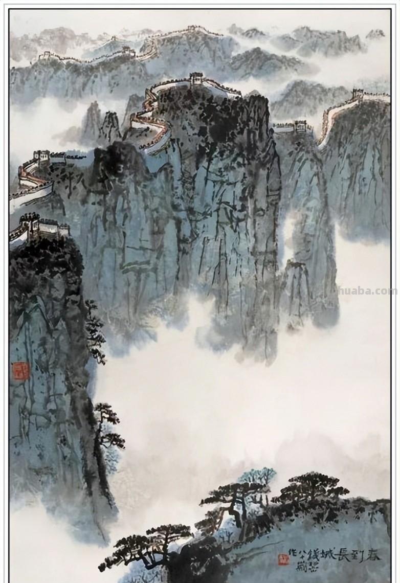 一代宗师当代著名画家钱松喦六十一幅传世经典绘画作品赏析