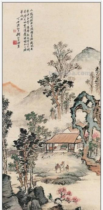 一代宗师当代著名画家钱松喦六十一幅传世经典绘画作品赏析