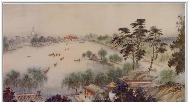一代宗师当代著名画家钱松喦六十一幅传世经典绘画作品赏析
